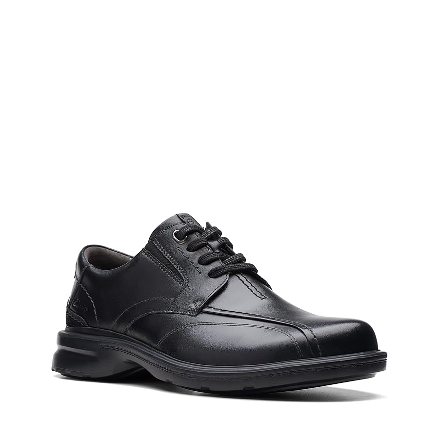 【極美品】クラークス ビジネスシューズ 26.5㎝ Clarks 革靴 黒レザー 26143646_01.jpg
